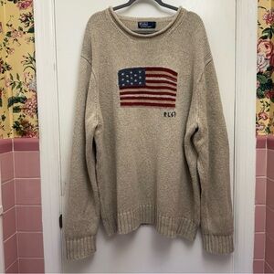 Polo Ralph Lauren American Flag Sweater